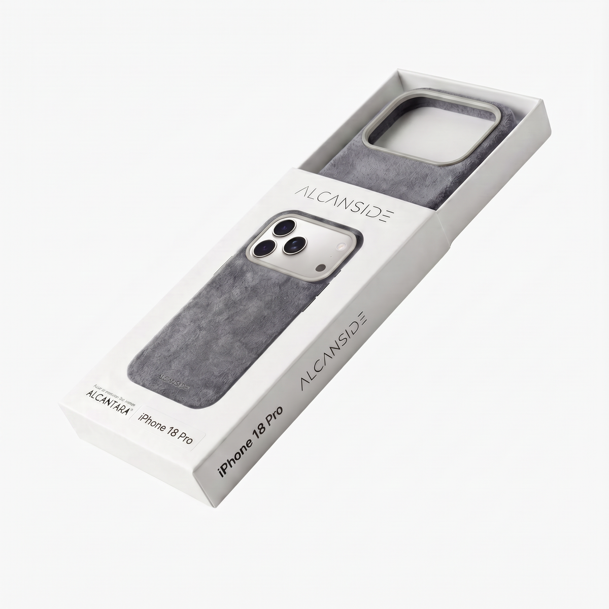 iPhone Alcantara Case - Nardo Gray