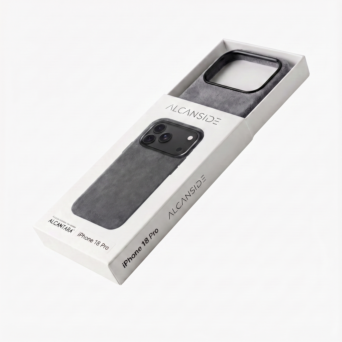 iPhone 18 Pro Max - Alcantara Case - Space Grey