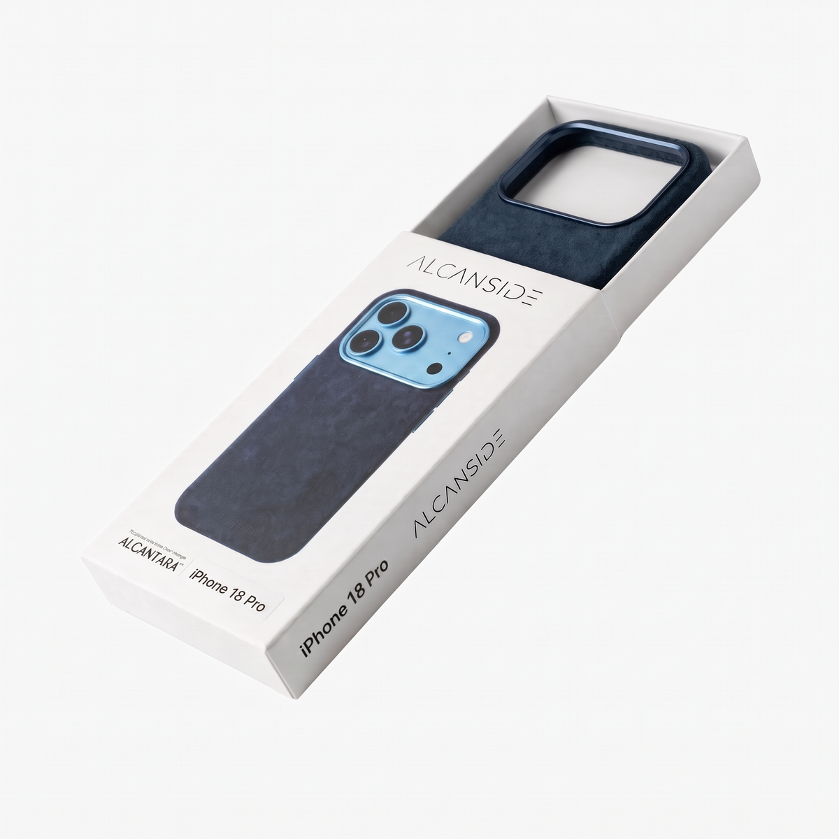 iPhone 18 Pro - Alcantara Case - Navy Blue
