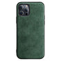 iPhone 12 Pro Max - Alcantara Back Cover - Midnight Green