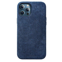 iPhone 12 Pro Max - Alcantara Case - Ocean blue