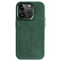 iPhone 14 Pro - Alcantara Case - Midnight Green