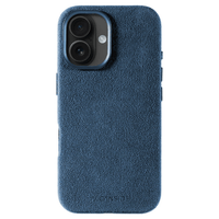 iPhone 16 - Alcantara Case - Ocean blue
