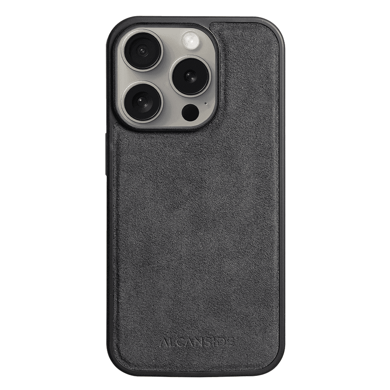 iPhone 15 Pro Max - Alcantara Back Cover - Space Grey