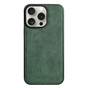 iPhone 16 Pro Max - Alcantara Back Cover - Midnight Green