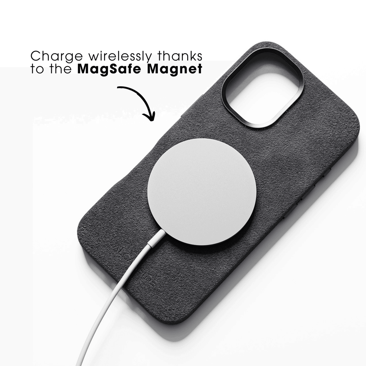 iPhone Alcantara Case - Space Grey