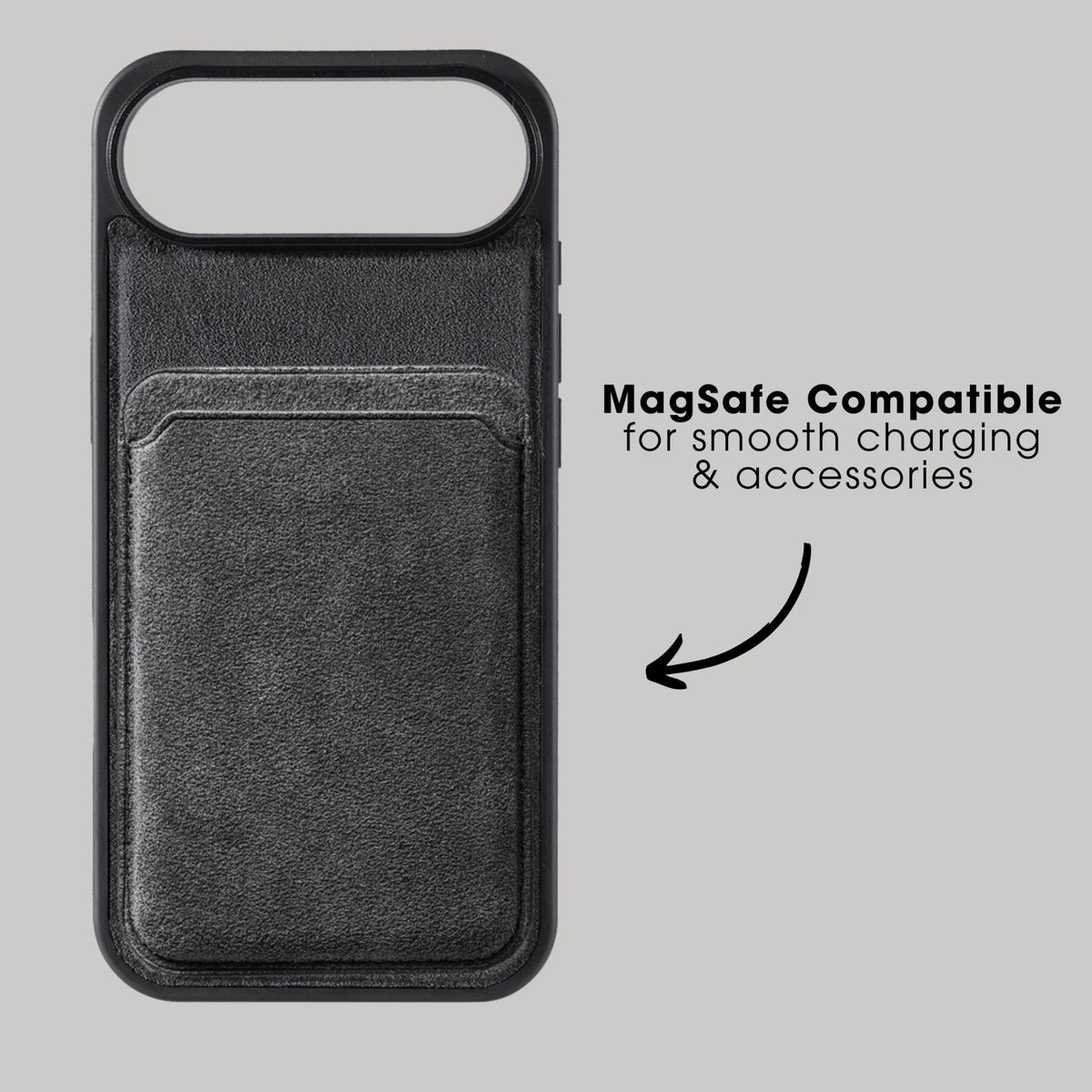 iPhone 17 Air - Alcantara Back Cover - Space Grey
