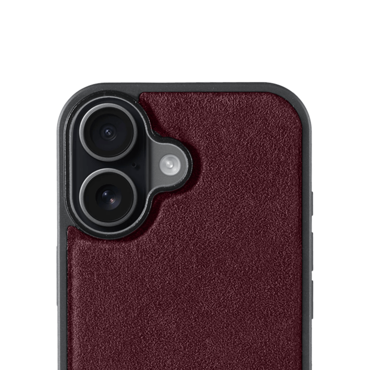 iPhone 17 - Alcantara Back Cover - Wine Red