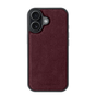 iPhone 17 - Alcantara 背蓋 - 酒紅色