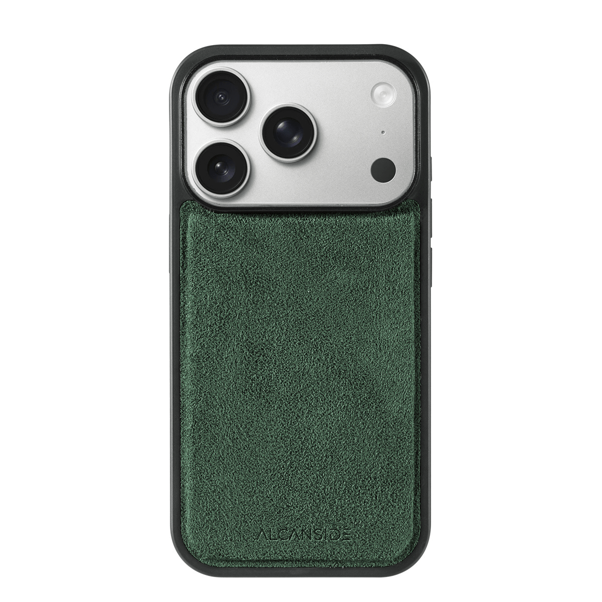 iPhone 17 Pro - Alcantara Back Cover - Midnight Green