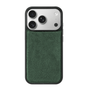 iPhone 17 Pro Max - Alcantara Back Cover - Midnight Green