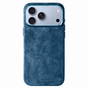 iPhone Alcantara Case - Ocean Blue