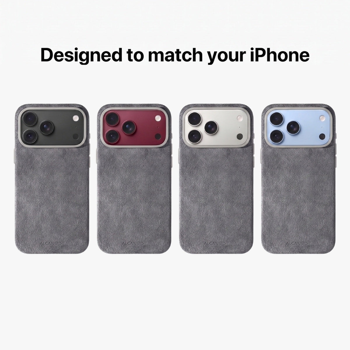 iPhone 18 Pro - Alcantara Case - Nardo Gray