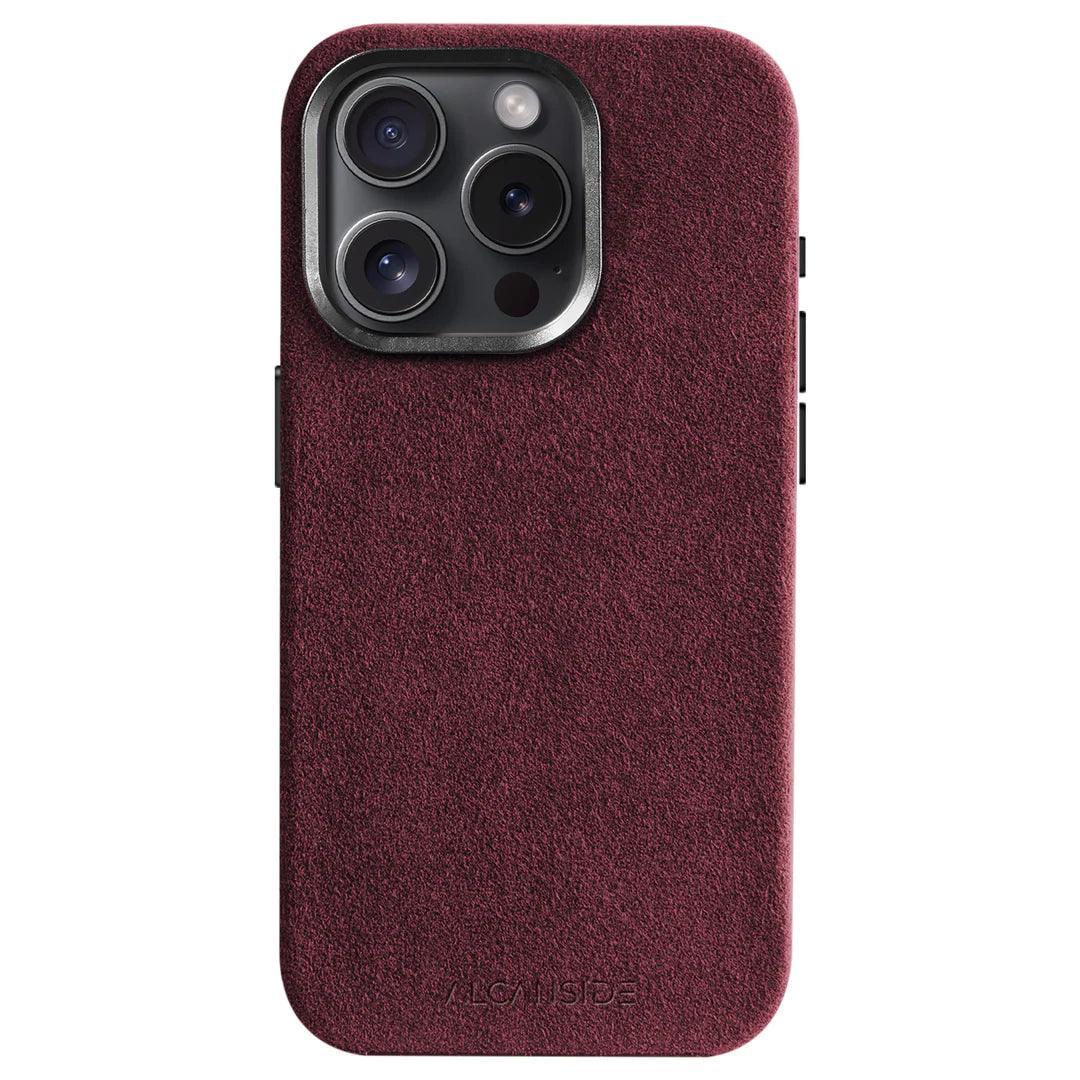 iPhone Alcantara Case - Red