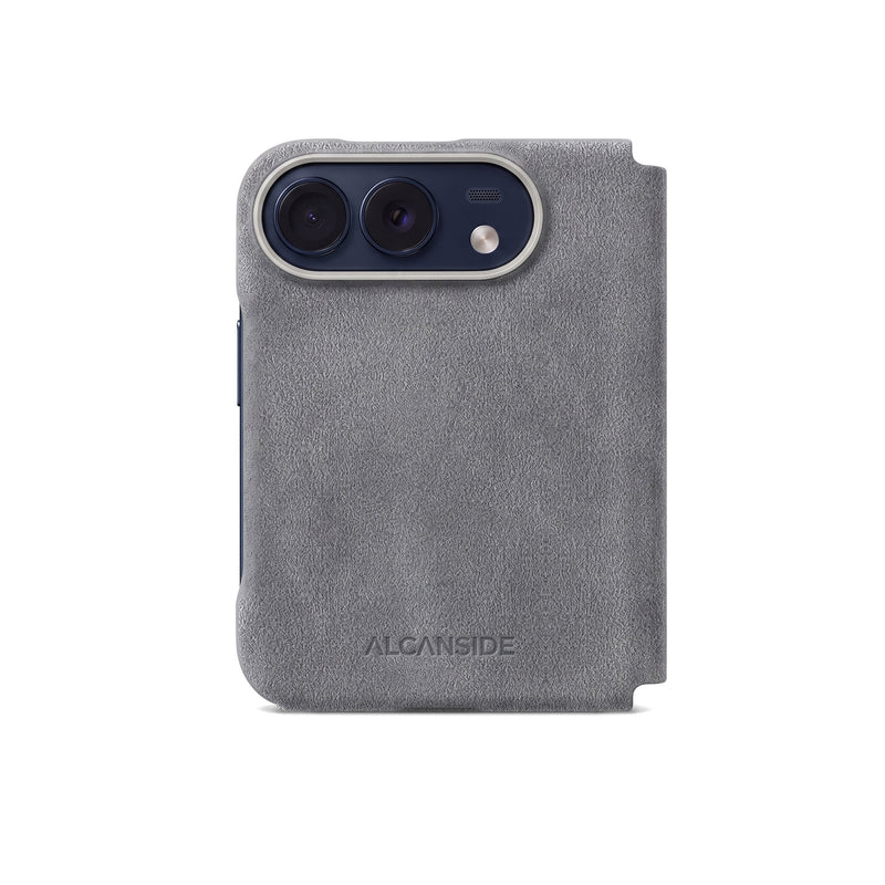 iPhone Duo - Alcantara Folio - Nardo Gray