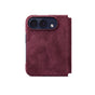 iPhone Duo - Alcantara Folio - Wine Red