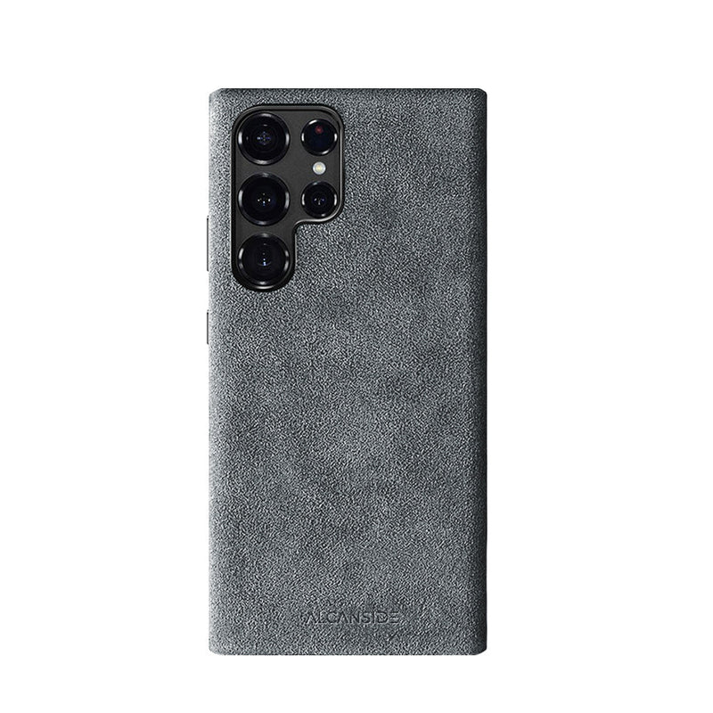Samsung Galaxy S24 Ultra - Kerangka Alcantara - Kelabu Nardo