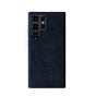 Samsung Galaxy S24 Ultra - Kerangka Alcantara - Biru Tentera