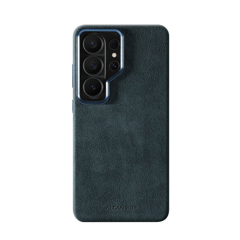Samsung Galaxy S26 Ultra - Sarung Alcantara - Biru Tentera Laut