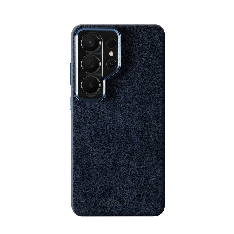 Samsung Galaxy S26 Ultra - Sarung Alcantara - Biru Tentera Laut